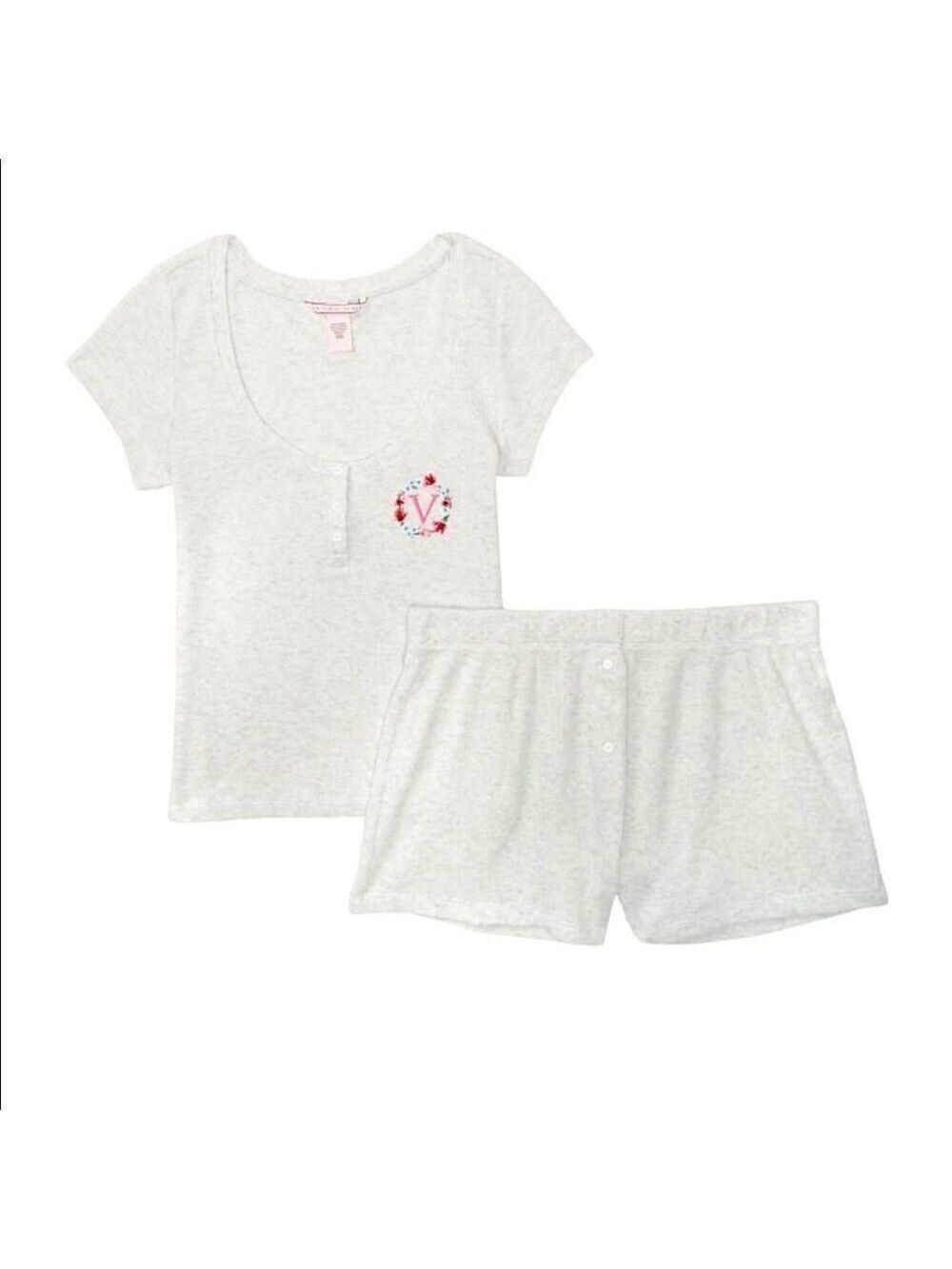 VICTORIA'S SECRET
Cotton Thermal Short PJ Set